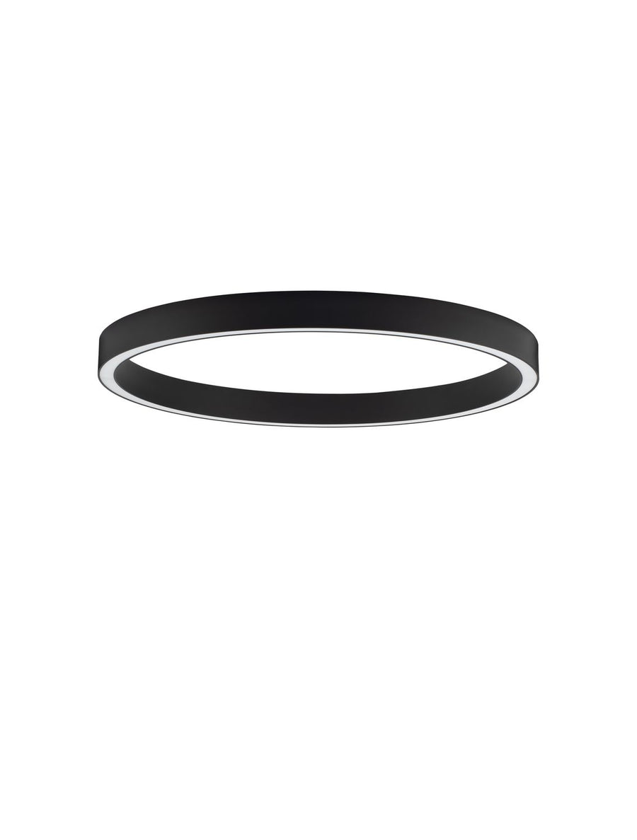 Plafonnier Sting noir, L 100 cm