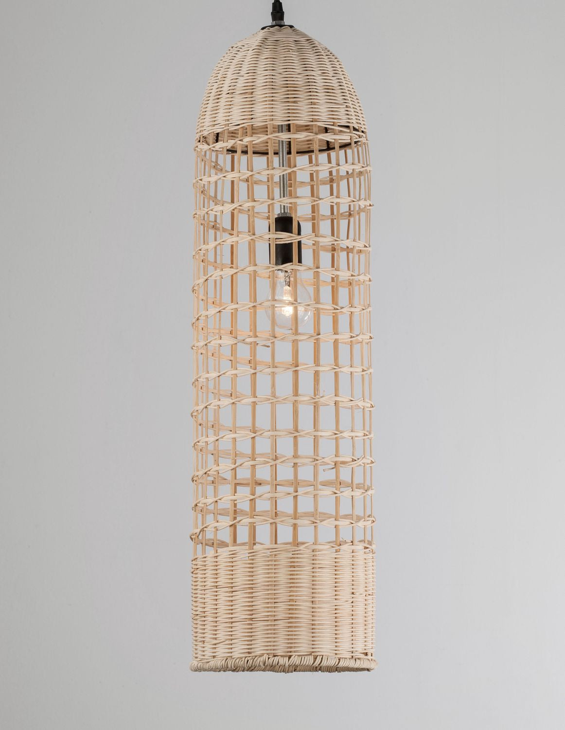 Suspension MIA beige, rotin, H 250 cm (9585081)