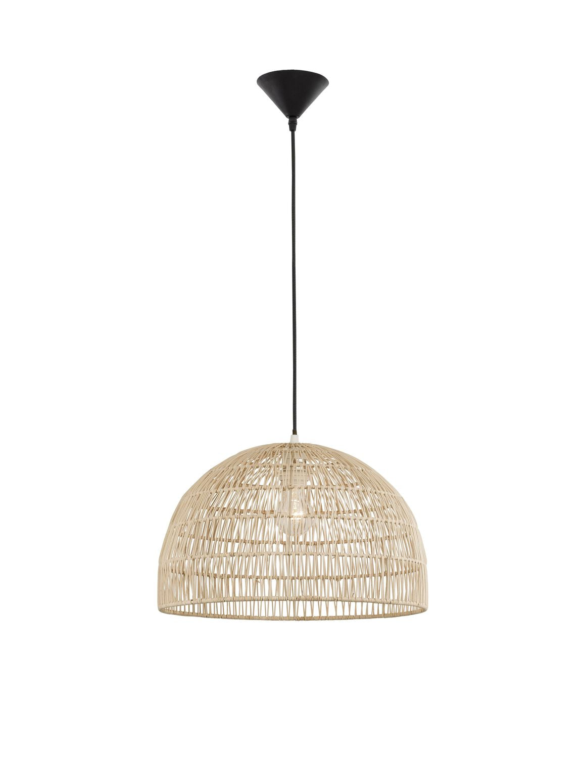 Suspension Melody beige, rotin, H 250 cm (9586446)