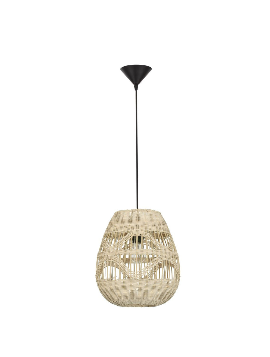 Suspension Marlo beige, rotin, H 185 cm (9586501)