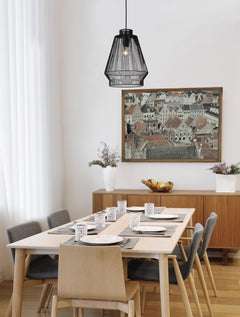 Suspension Bredo noire, H 185 cm (9586510)