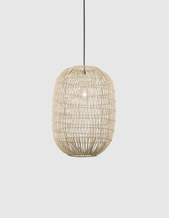 Suspension Melody beige, rotin, H 250 cm (9586766)