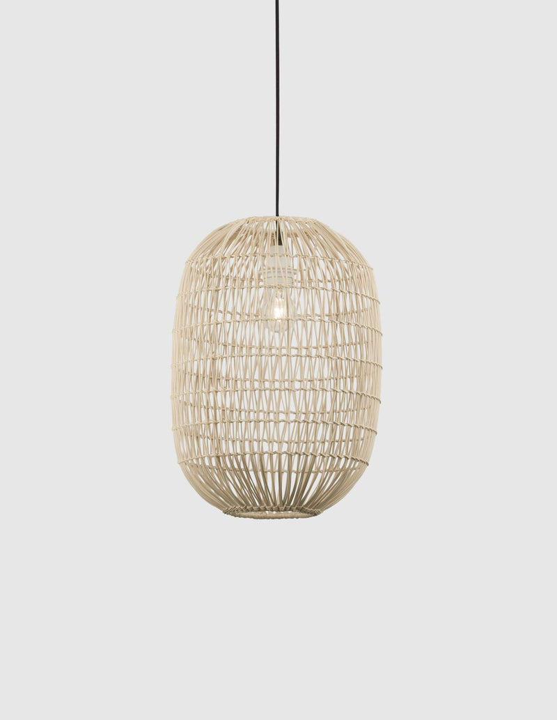 Suspension Melody beige, rotin, H 250 cm (9586766)