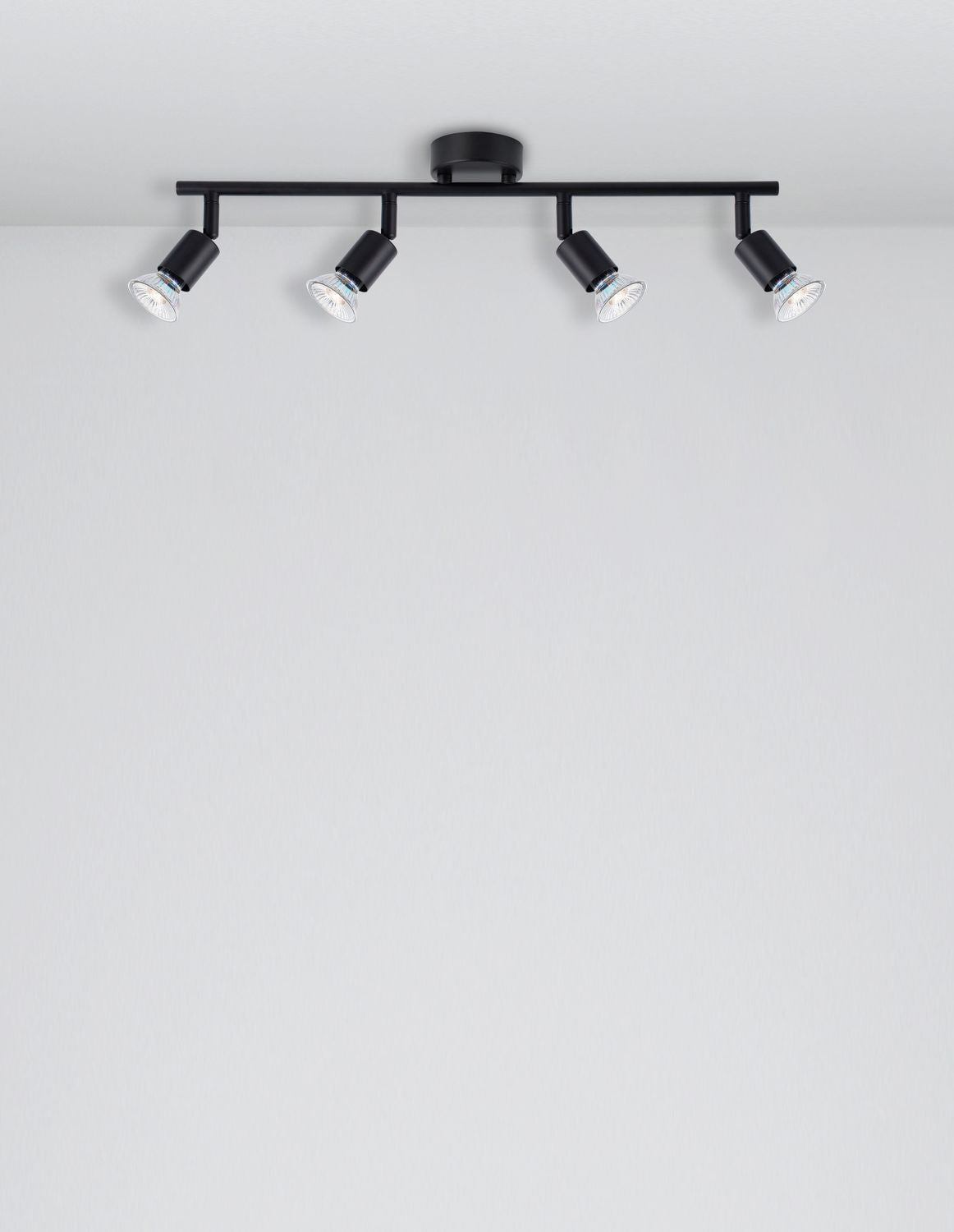 Plafonnier LUP 4 lumières noir