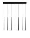 Suspension Giono noire, H 230 cm (9601007)