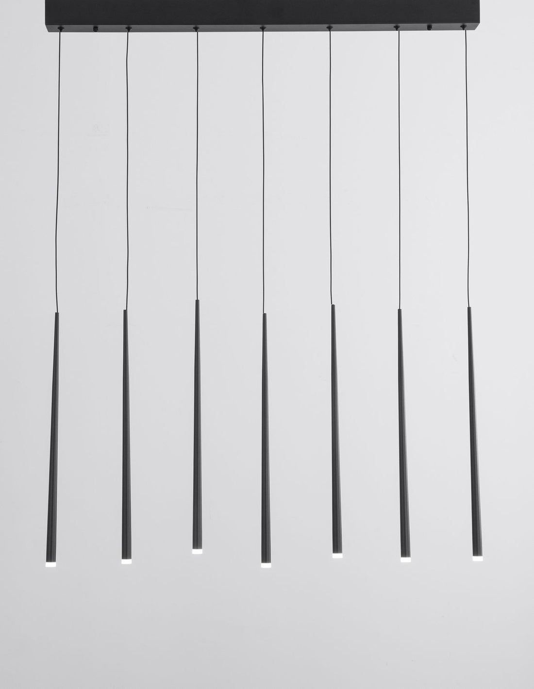 Suspension Giono noire, H 230 cm (9601007)