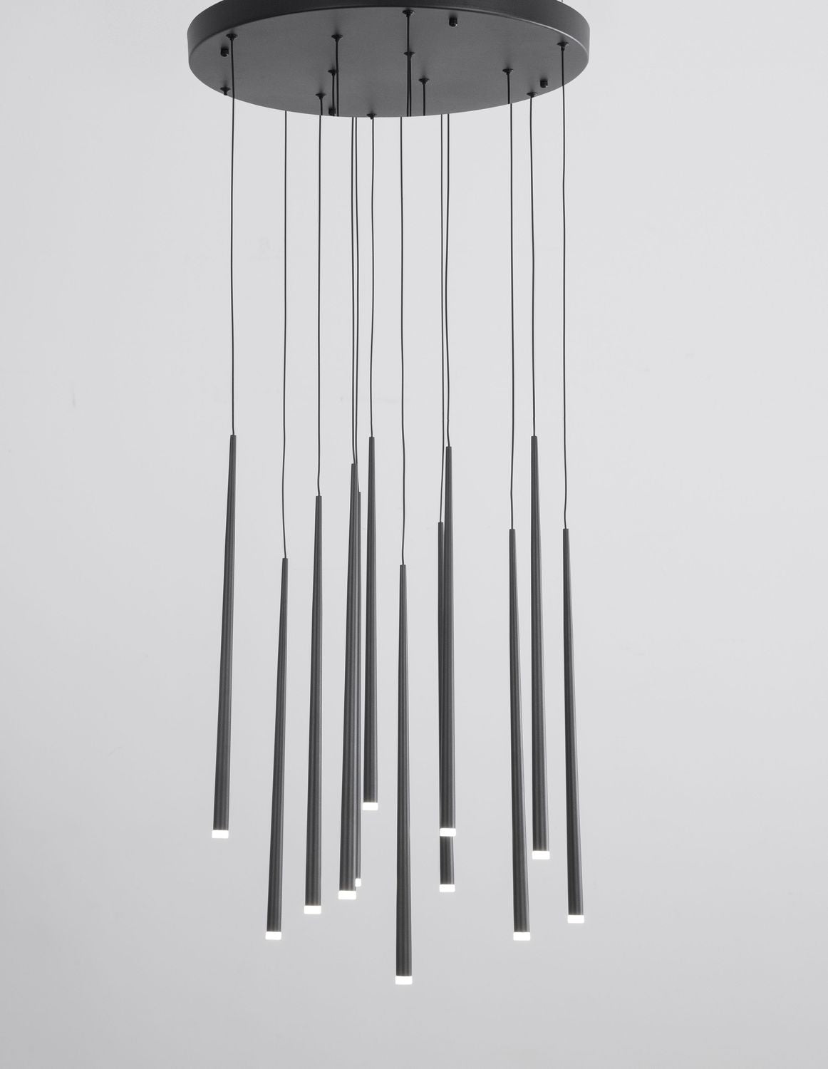 Suspension Giono noire, H 230 cm (9601012)