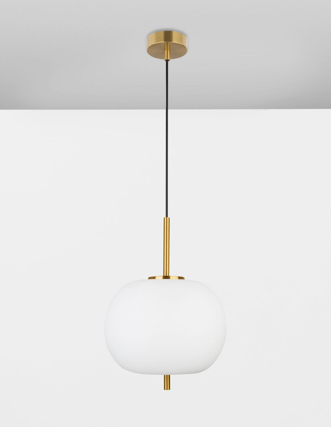 Suspension Lato dorée, verre (9624061)