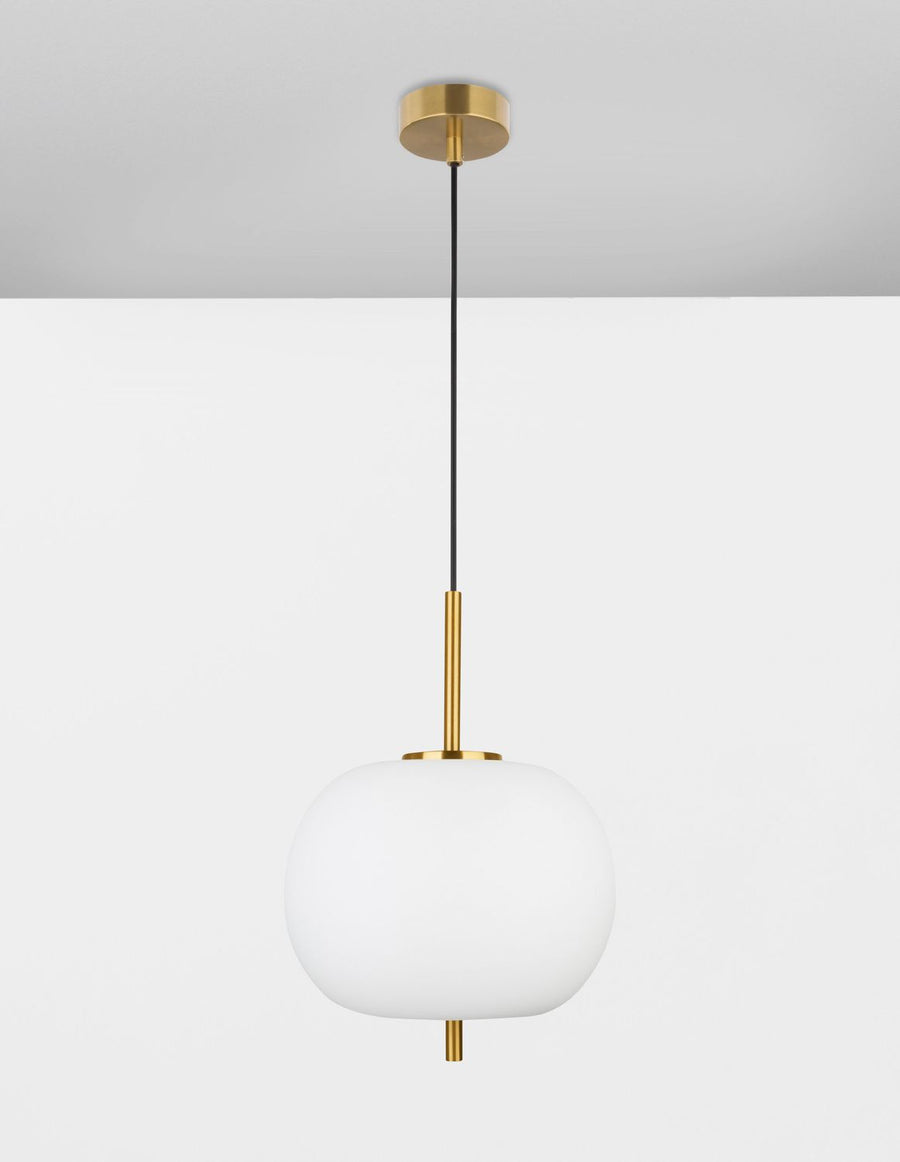 Suspension Lato dorée, verre (9624061)