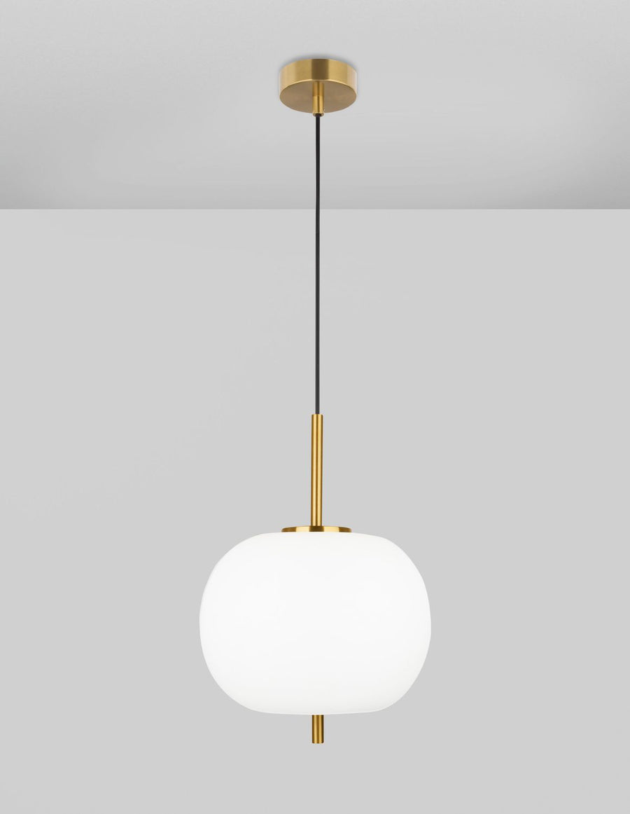 Suspension Lato dorée, verre (9624061)