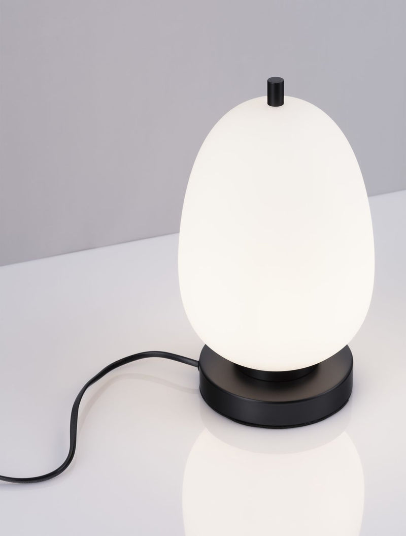 Lampe de chevet | Lato Noire H 28 cm