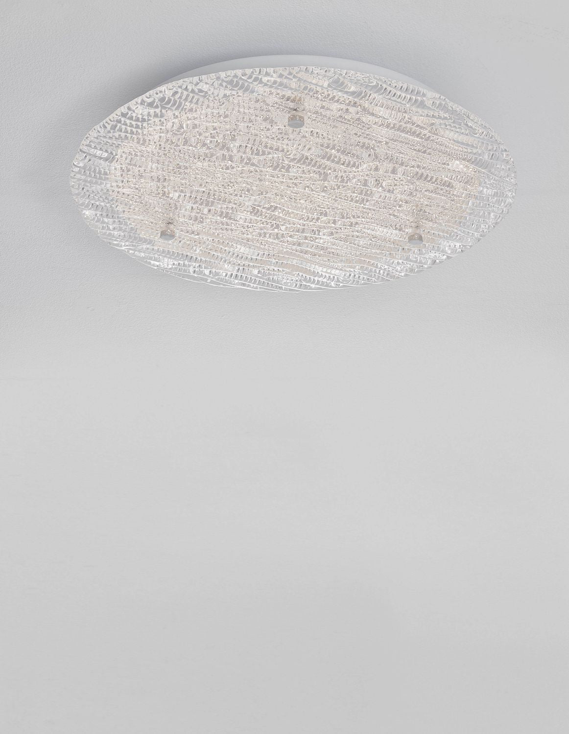 Plafonnier Wing blanc, verre