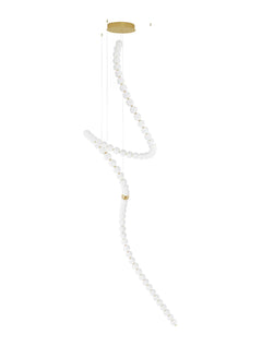 Suspension luminaire | Perla Dorée H 400 cm