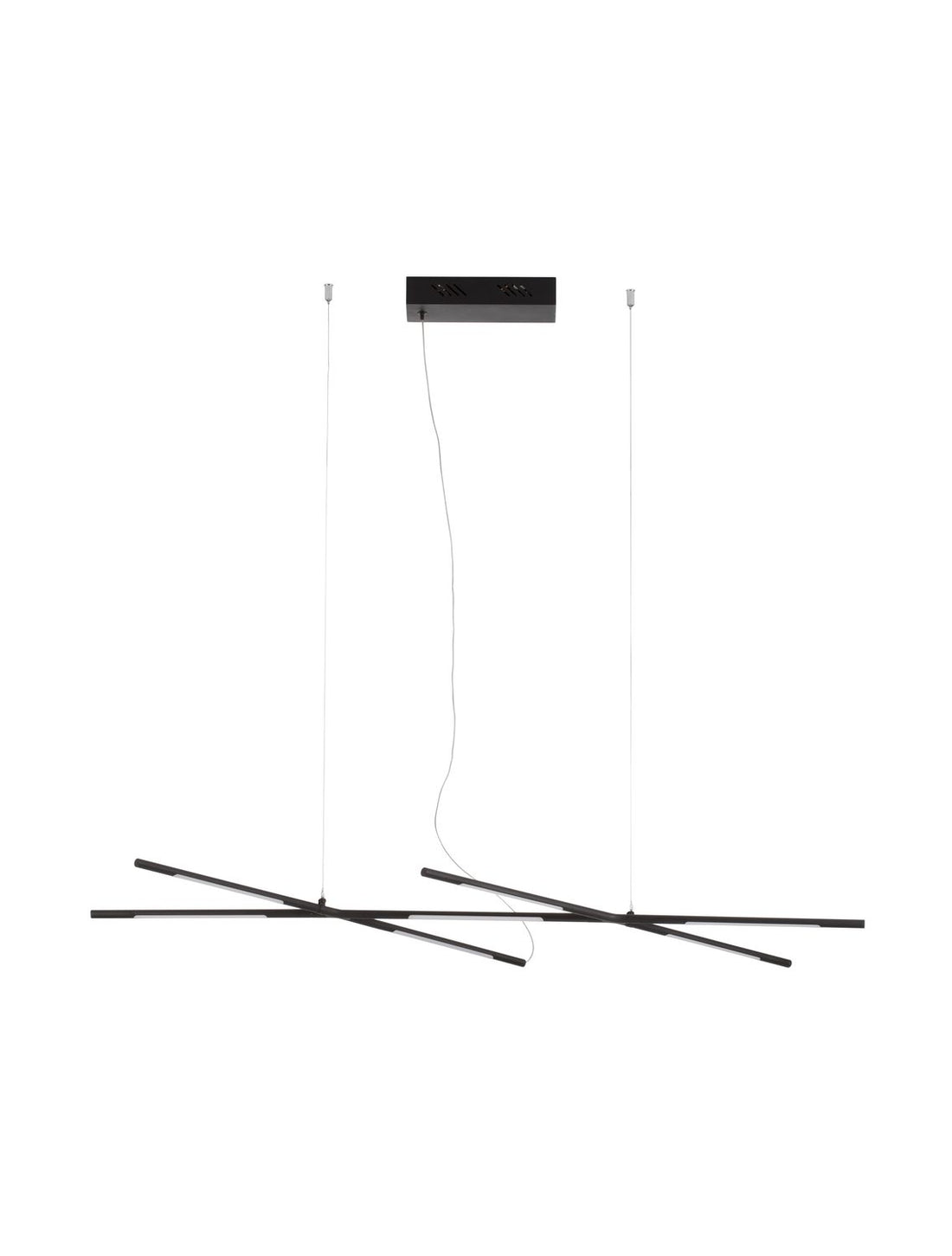 Suspension Raccio noire, H 200 cm (9695213)