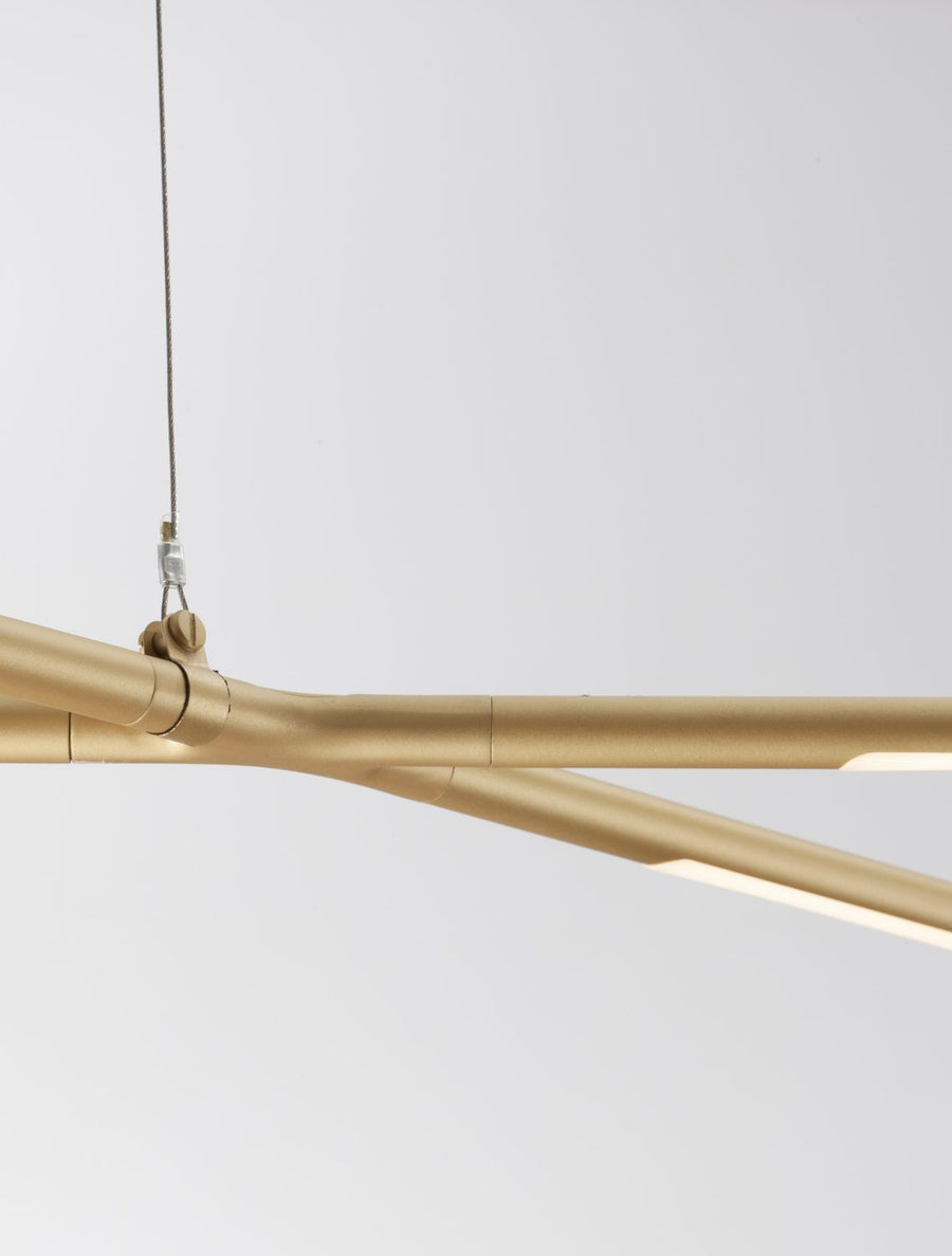 Suspension Raccio laiton, H 200 cm (9695214)