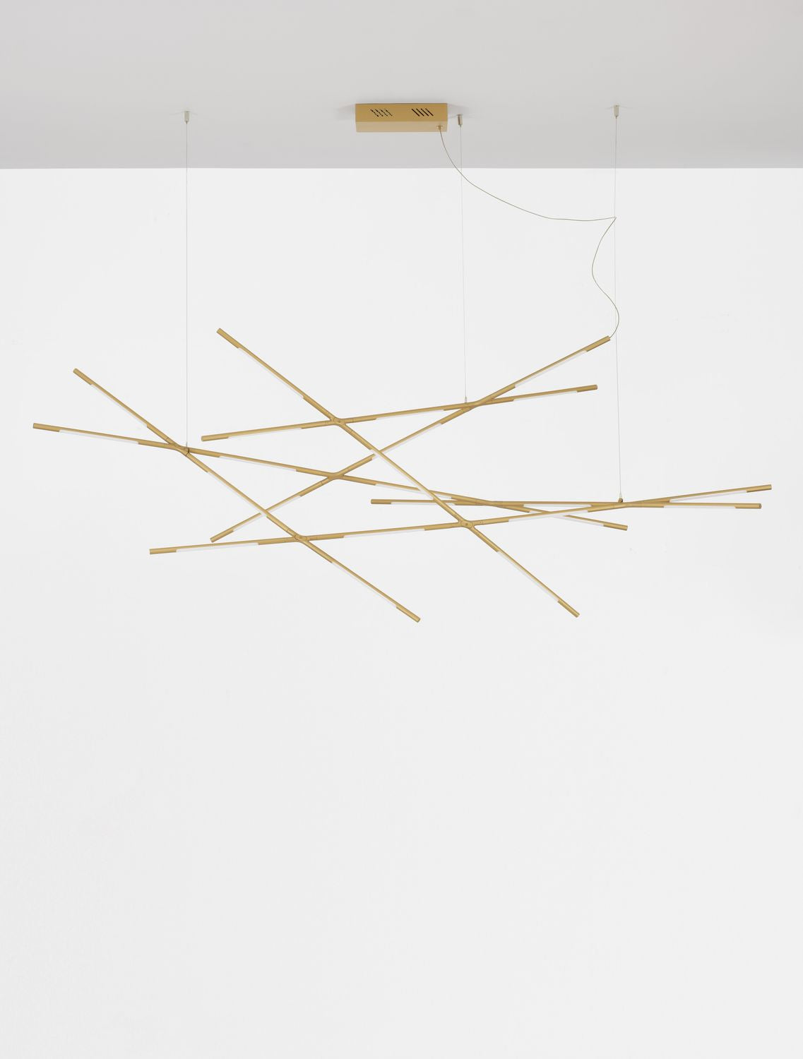 Suspension Raccio laiton, H 200 cm (9695215)