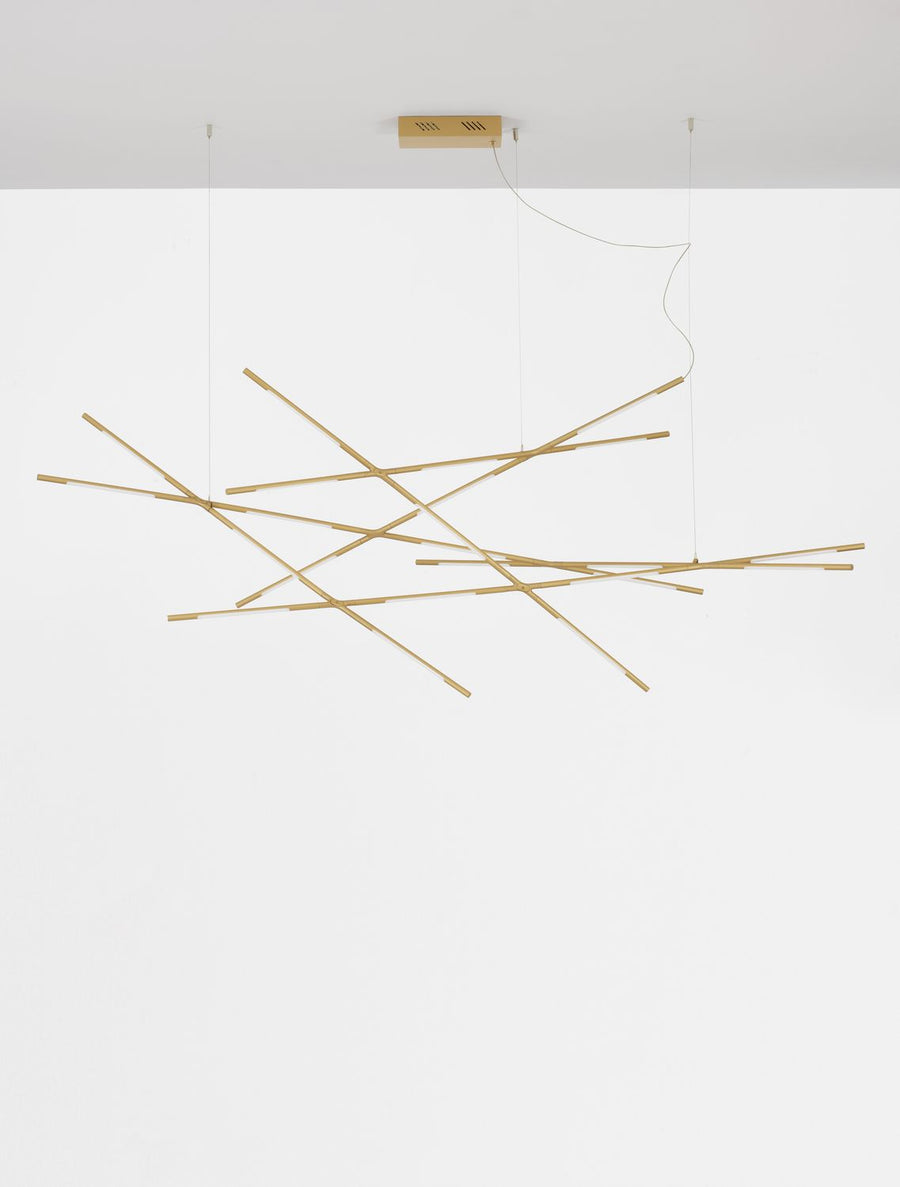 Suspension Raccio laiton, H 200 cm (9695215)
