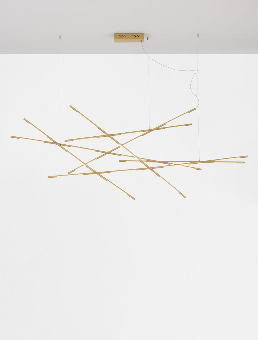 Suspension Raccio laiton, H 200 cm (9695215)