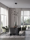 Suspension Raccio noire, H 200 cm (9695216)