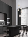 Suspension luminaire | Hook Dorée H 180 cm