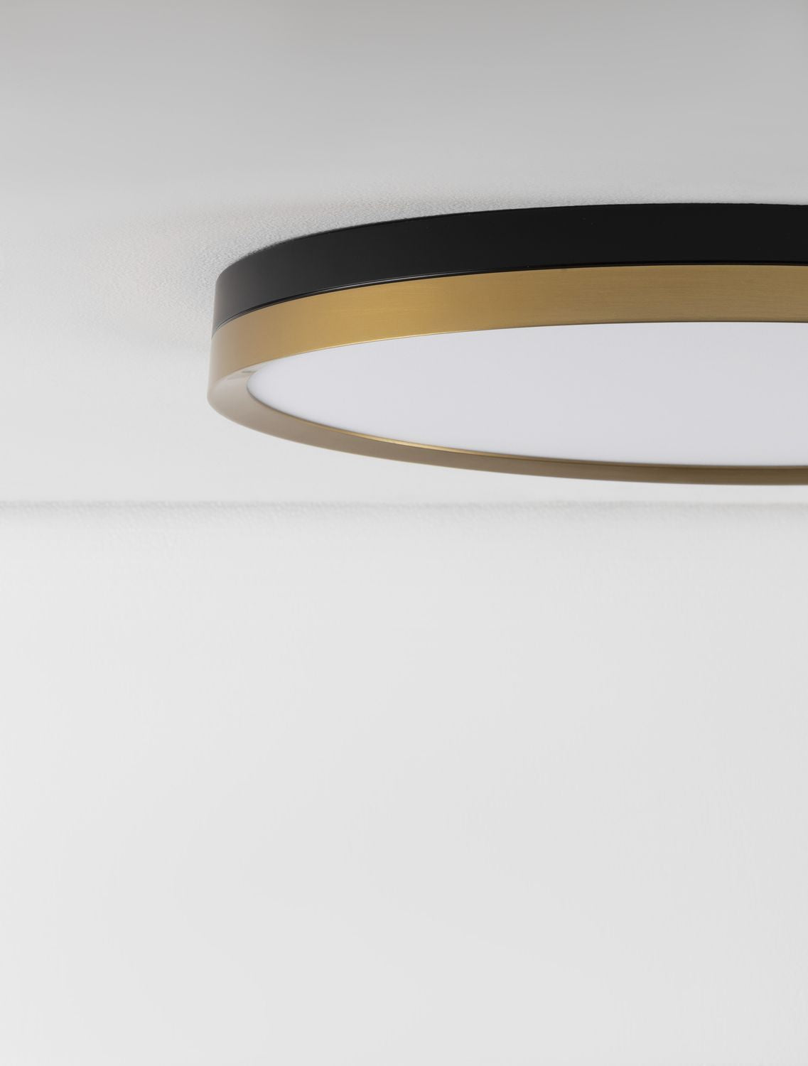 Plafonnier Cantria noir, Ø 50 cm