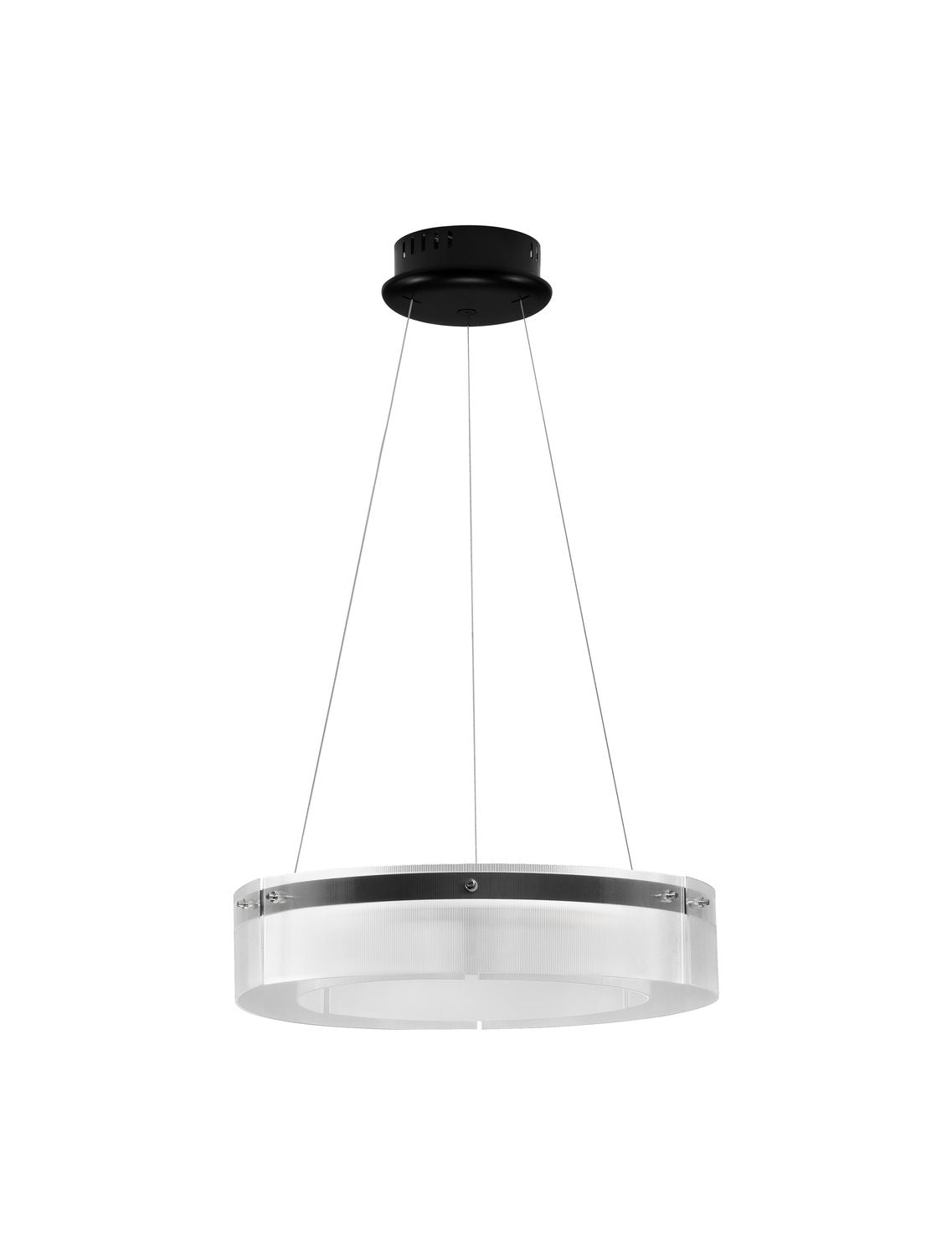 Suspension Pauline noire, verre (9695261)