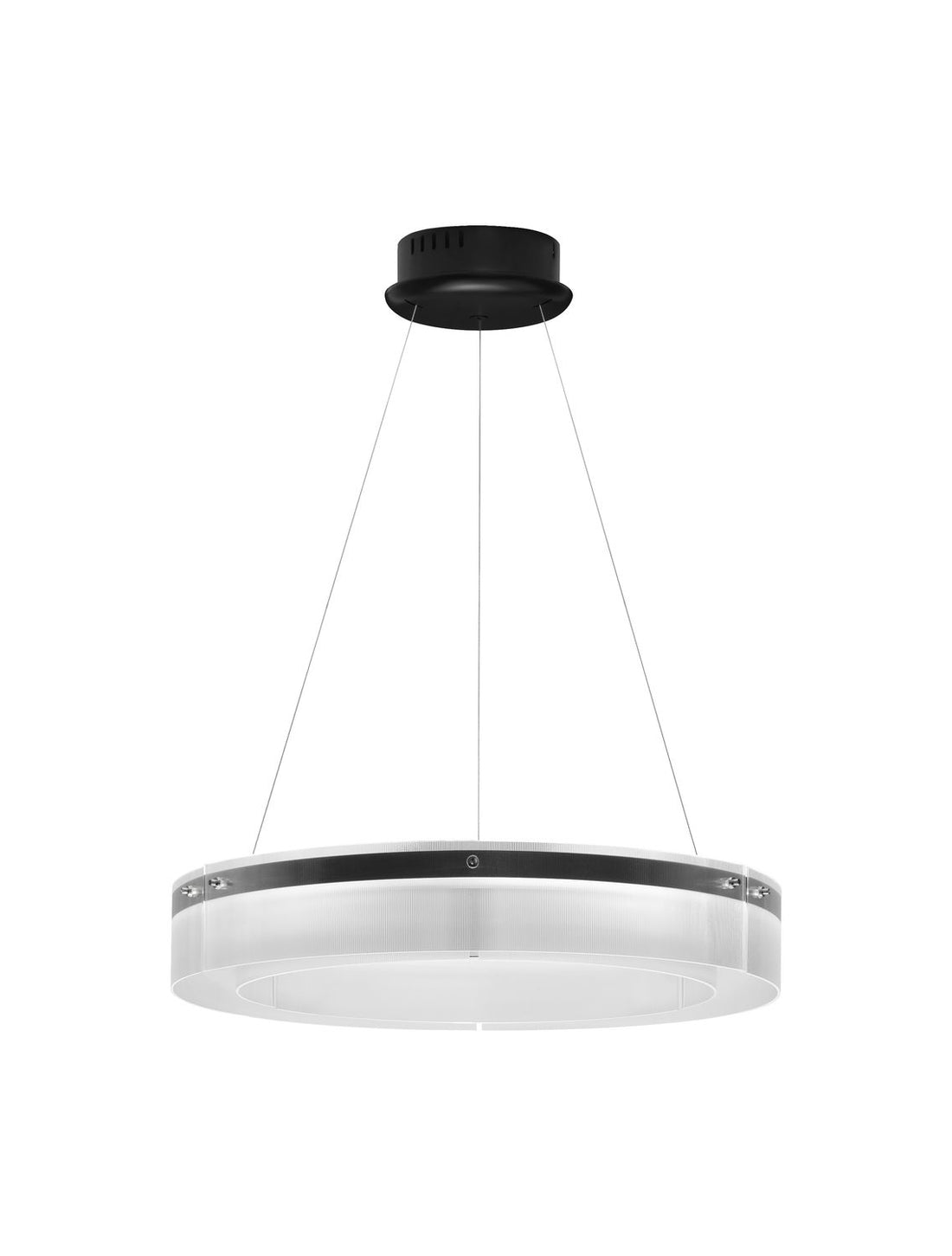 Suspension Pauline noire, verre (9695262)