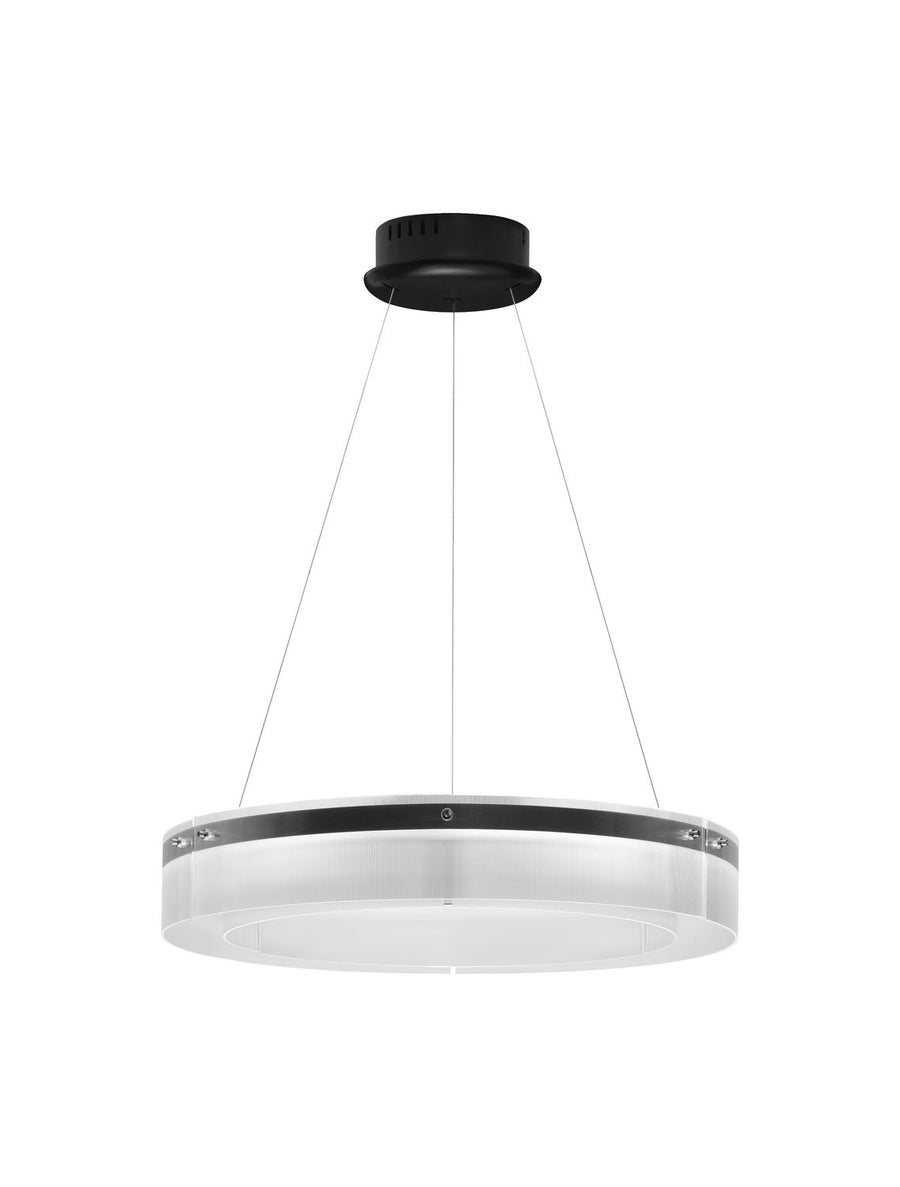 Suspension Pauline noire, verre (9695262)