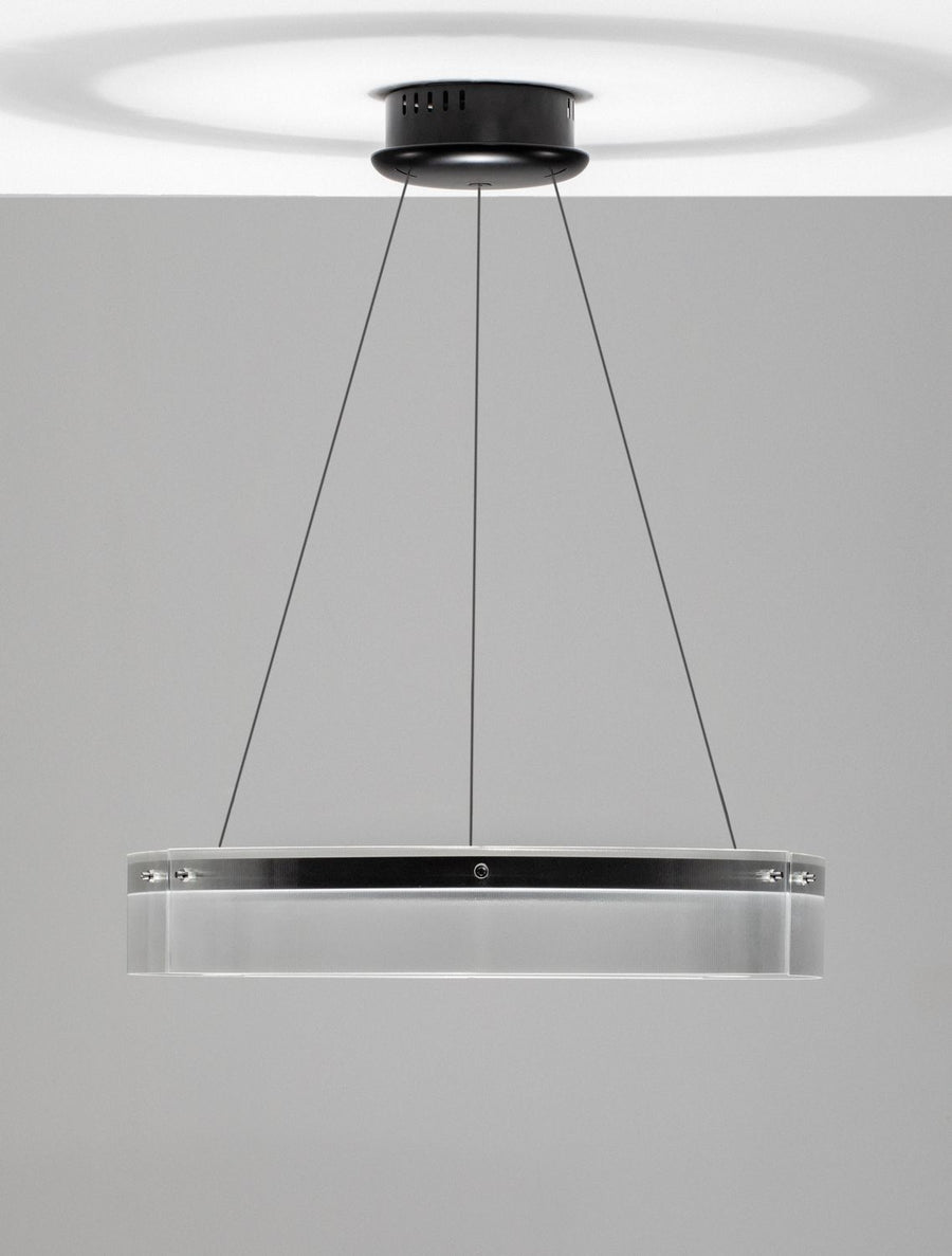 Suspension Pauline noire, verre (9695262)