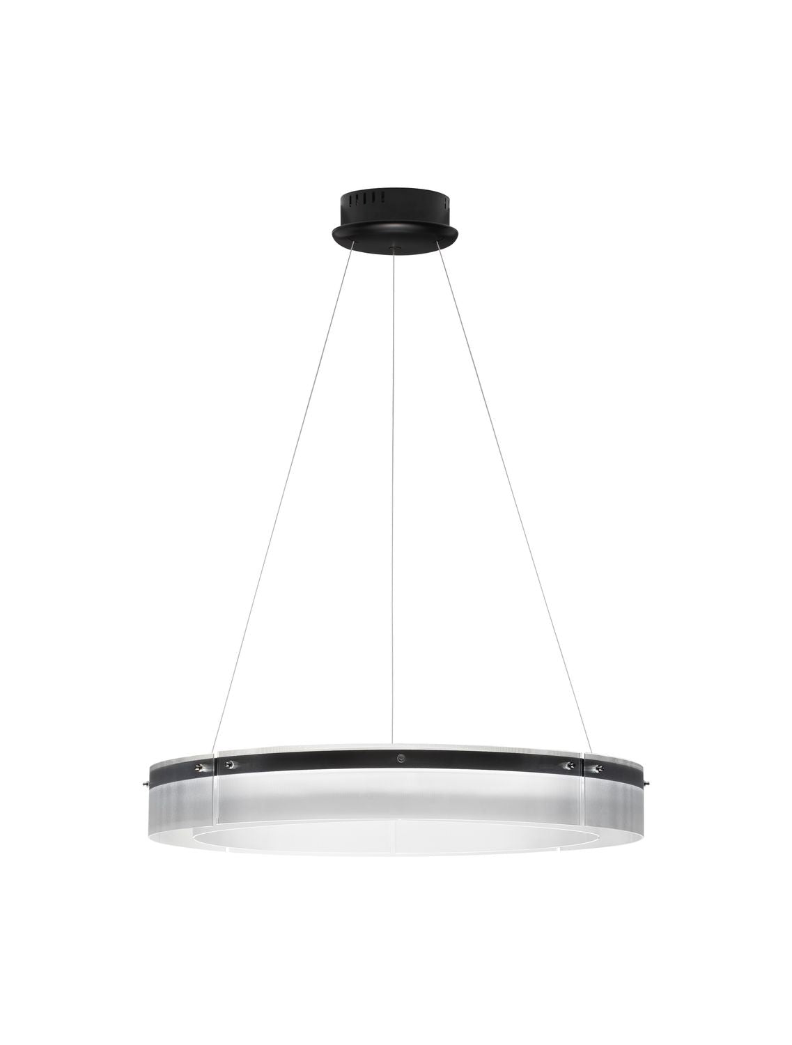 Suspension Pauline noire, verre (9695263)