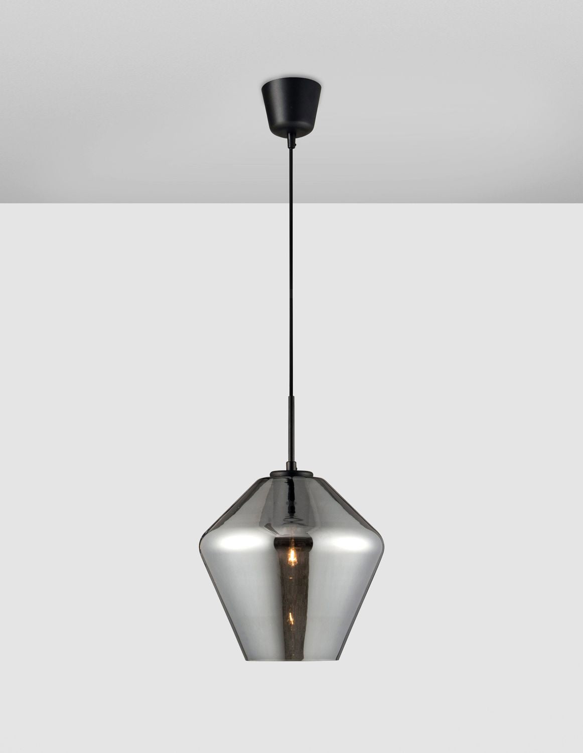 Suspension Veiro noire, verre (9724102)