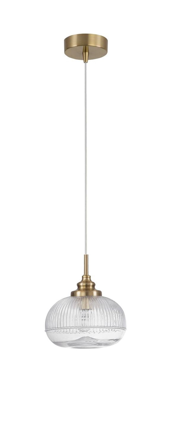 Suspension Mond dorée, verre (9738211)