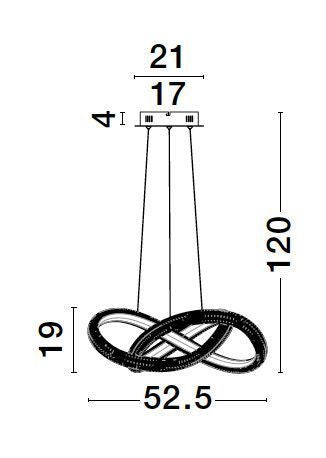 Suspension Medora laiton (9748155)