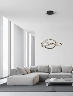 Suspension Ginevra noire (9748160)
