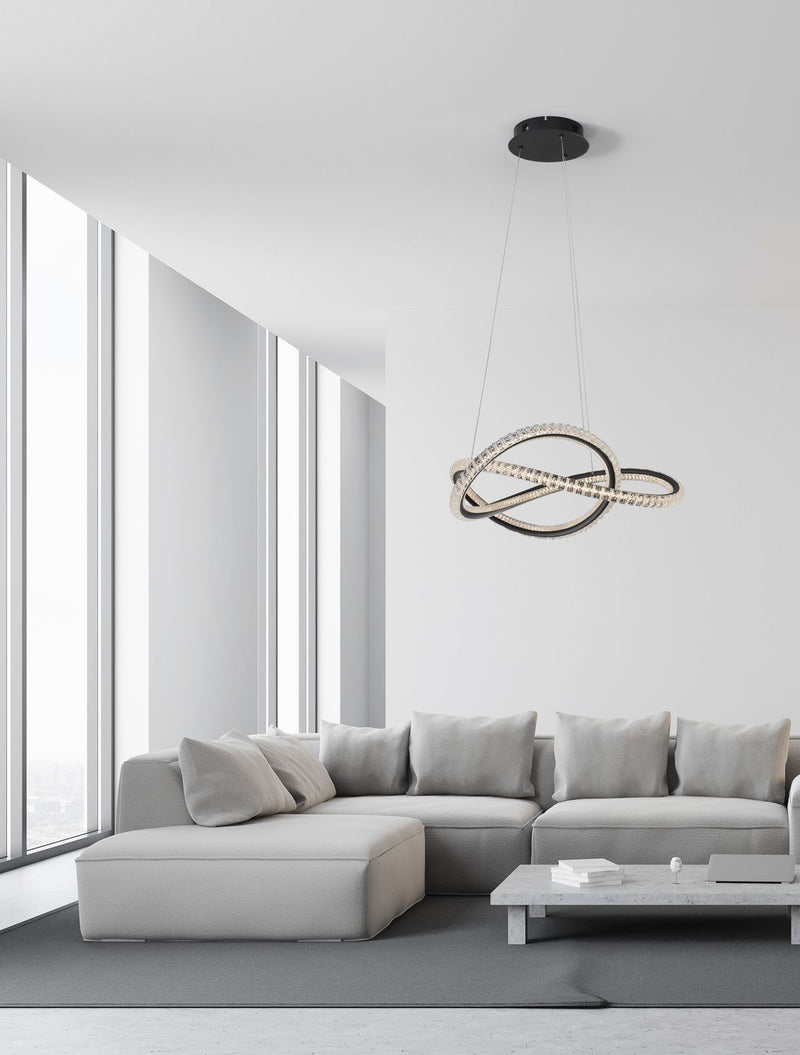 Suspension Ginevra noire (9748160)