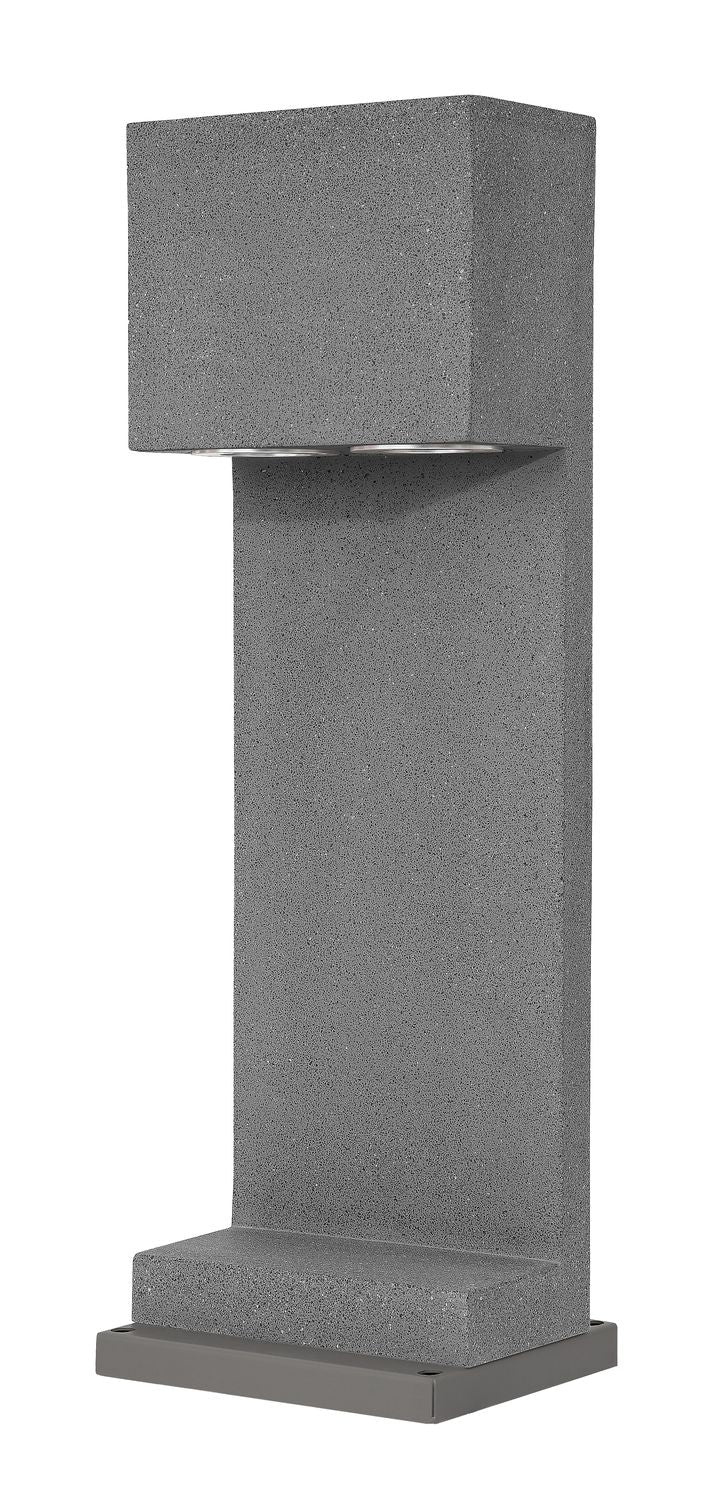 Vue de profil du luminaire sur fond blanc, montrant la tête et le réflecteur