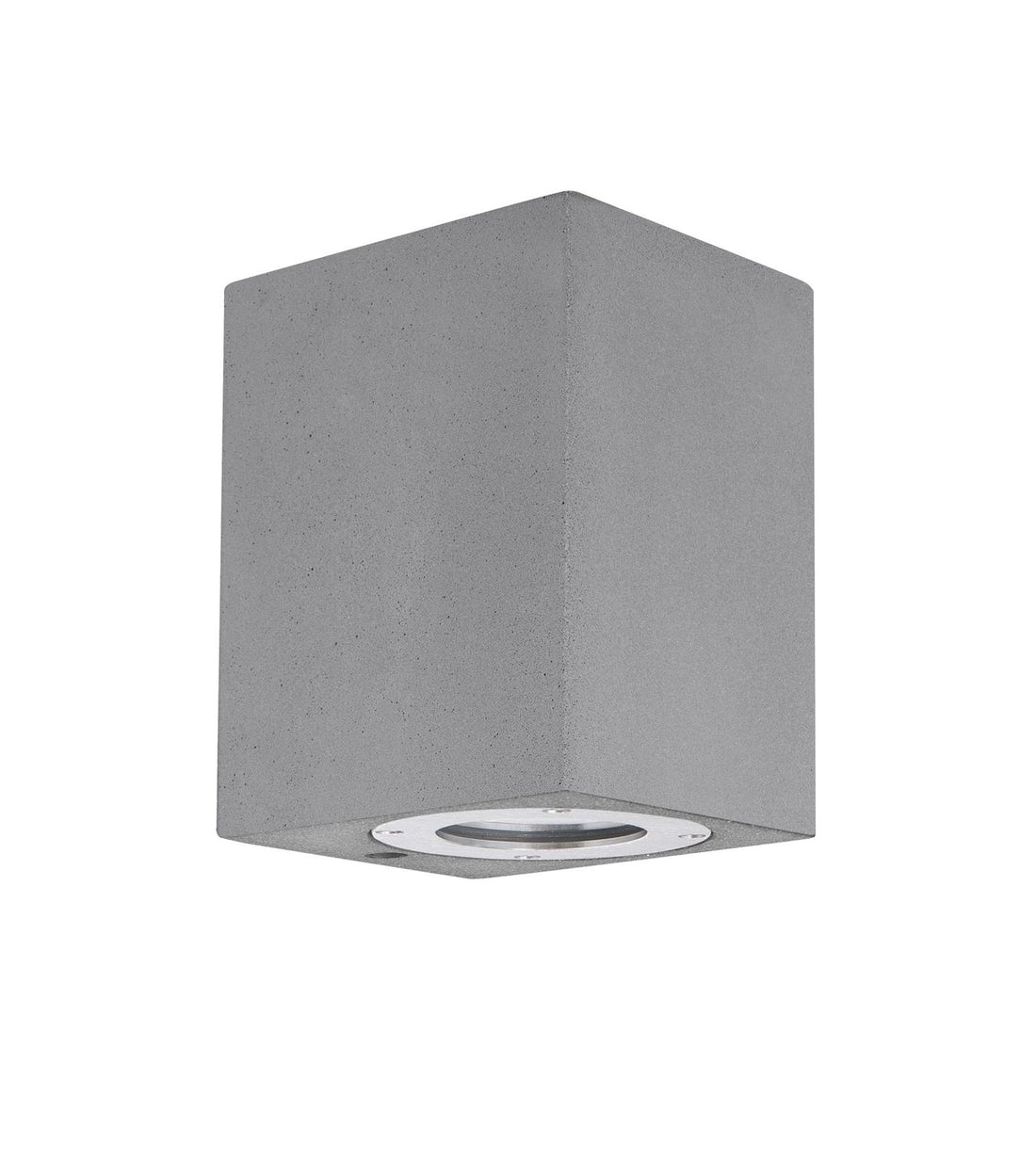 Applique extérieure Fuento grise, béton, H 12 cm