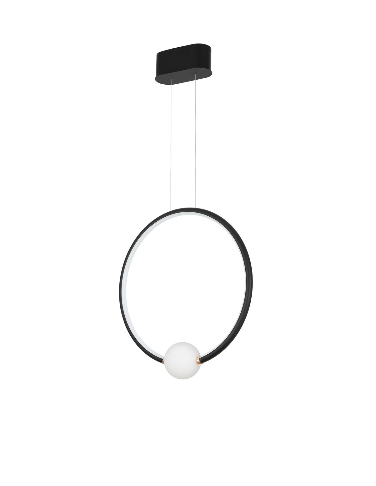 Suspension Celia noire, verre (9820605)