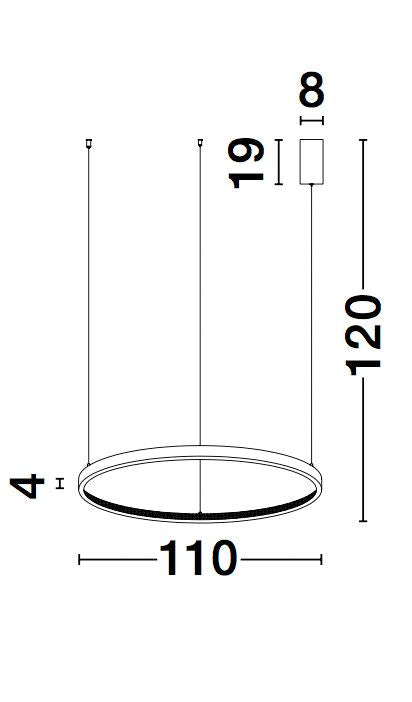 Suspension Preston noire (9865110)