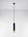 Suspension Picto noire et dorée (9911529)