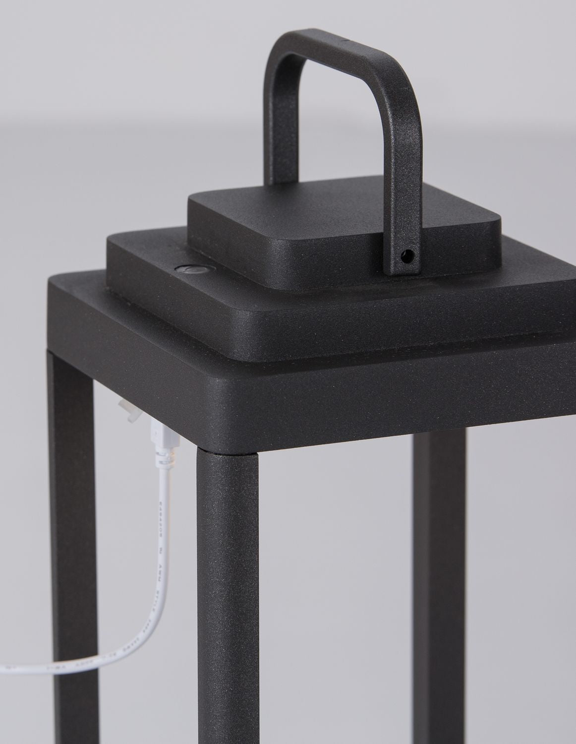 Lampadaire extérieur Figi anthracite, H 35 cm
