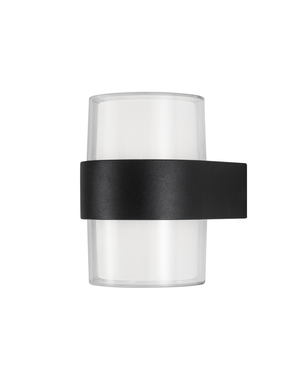 Applique extérieure Darf noire, H 13 cm
