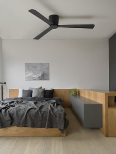 Ventilateur de plafond lumineux Dell noir