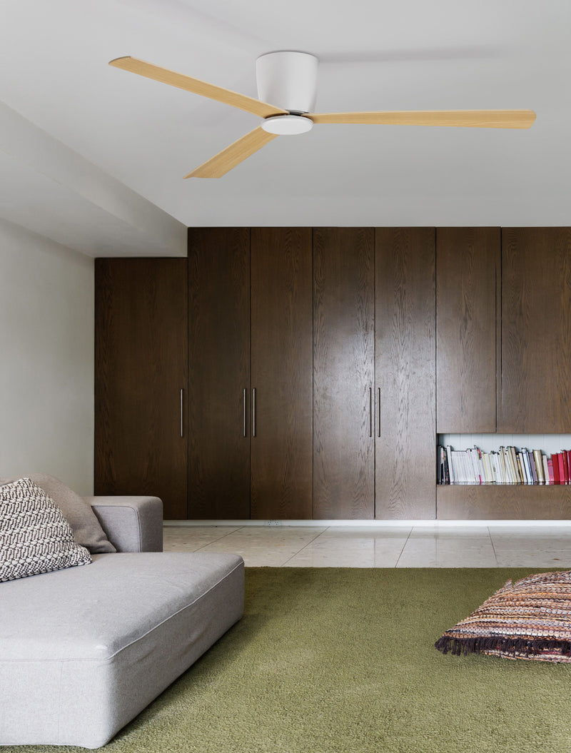 Ventilateur de plafond lumineux Dell bois