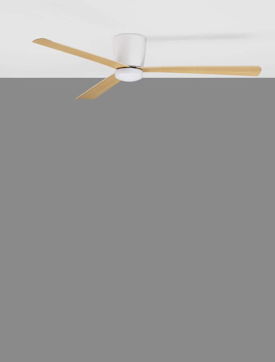 Ventilateur de plafond lumineux Dell bois