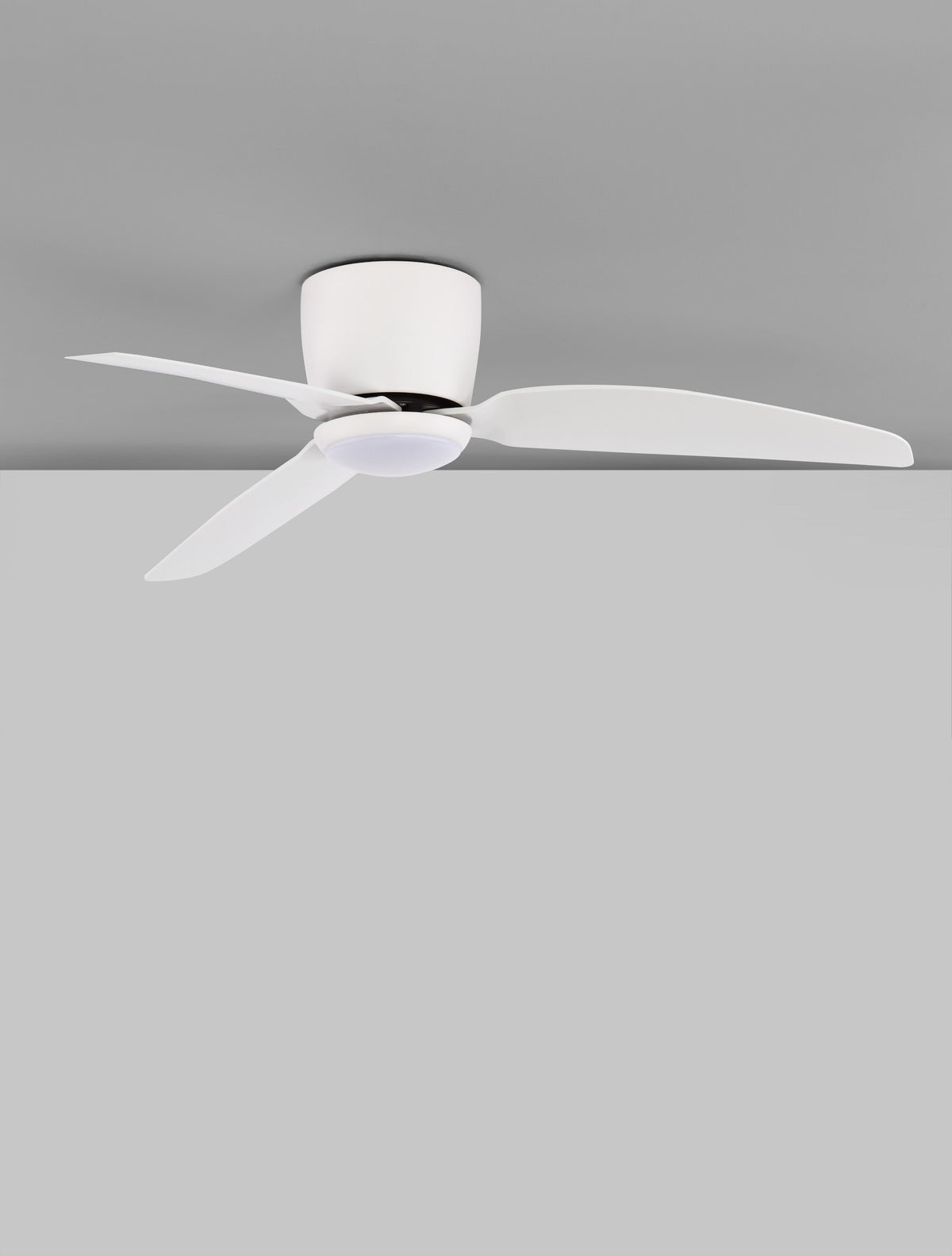 Ventilateur de plafond lumineux Volga blanc