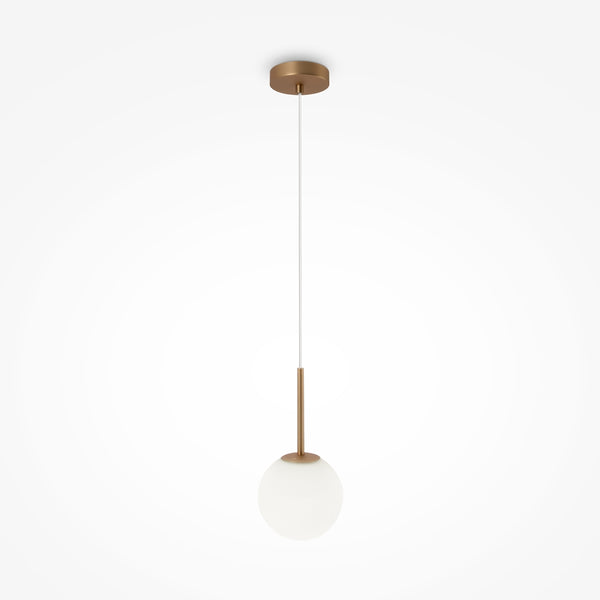 Basic form Suspension luminaire doré
