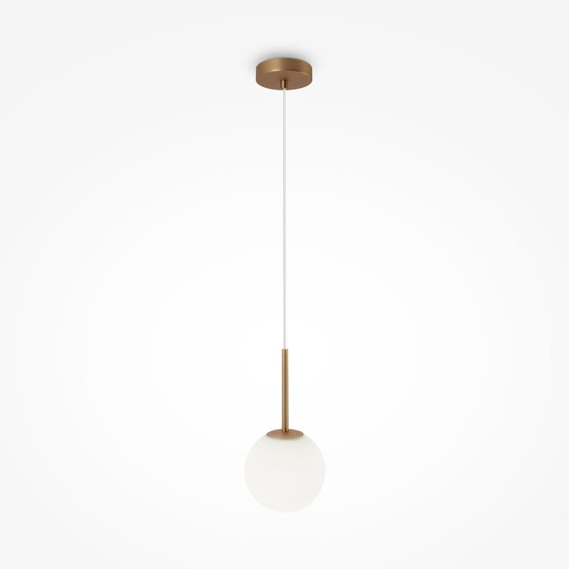Basic form Suspension luminaire doré