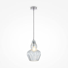 Eustoma Suspension luminaire argenté
