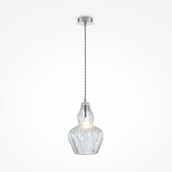 Eustoma Suspension luminaire argenté